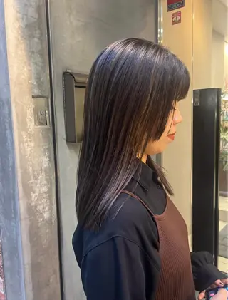 ロング カラー 似合わせカット/ 艶カラー/いらみなのヘアスタイル