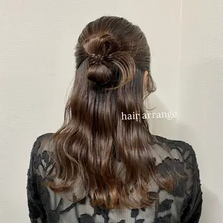 ミディアム 暖色カラー🍒ヘア セット🎀✨Ainaのヘアスタイル