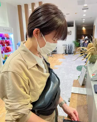 ショート カラー 韓国風デザイン 💐MIZUKI💐のヘアスタイル