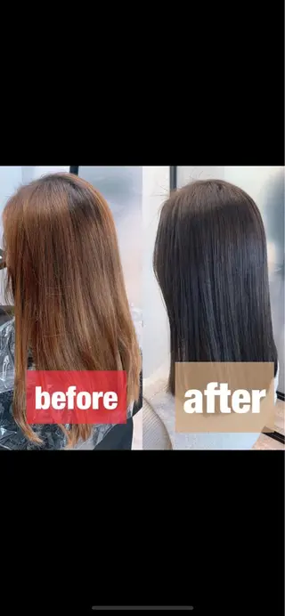 ミディアム カラー サイドバング 🇰🇷沼田　拓斗のヘアスタイル