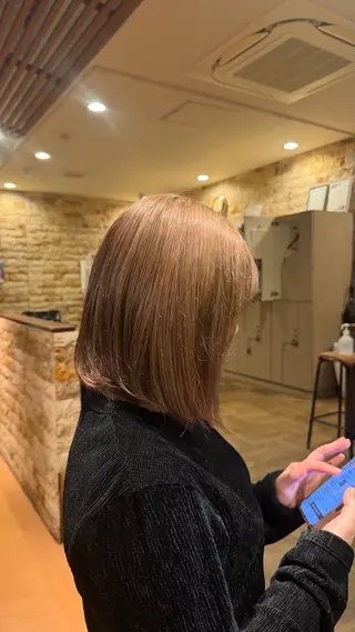 ショート mashu/ブリーチ /パーマ/ranaのヘアスタイル