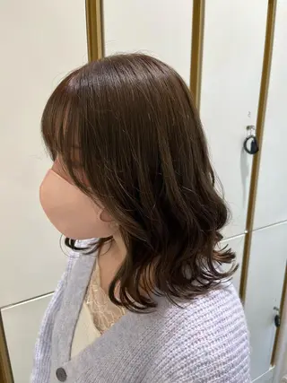 ミディアム バレイヤージュ/ヘア アレンジ/shionのヘアスタイル