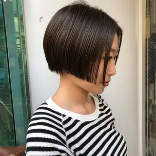 ショート カラー パーマ ヘアアレンジ BRUNTJET所属・MAEDA MADOKAのヘアスタイル