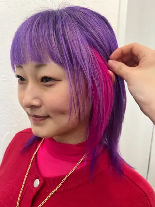 ショート カラー 新宿デザインカット 👶RENAのヘアスタイル