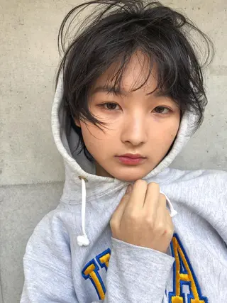 ショート nessヤマサキ リュウタのヘアスタイル