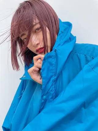 セミロング nessヤマサキ リュウタのヘアスタイル