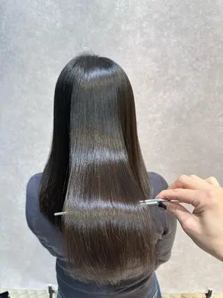 ロング 🔸縮毛矯正/髪質 改善カラー石崎🔸のヘアスタイル