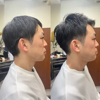 ショート メンズ トレサンパ所属・💈トレサンパ 💈金山駅✂︎愛実のヘアスタイル