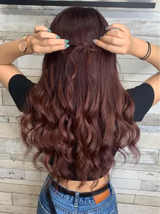 ロング ハイトーン✨艶髪💘 💘 AYANO💘のヘアスタイル