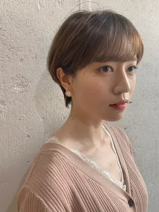 ショート カラー Fuuu《フゥ》所属・シノザキ シンゴのヘアスタイル