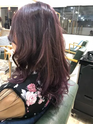 ロング カラー ヘアアレンジ 佐々木 政徳のヘアスタイル