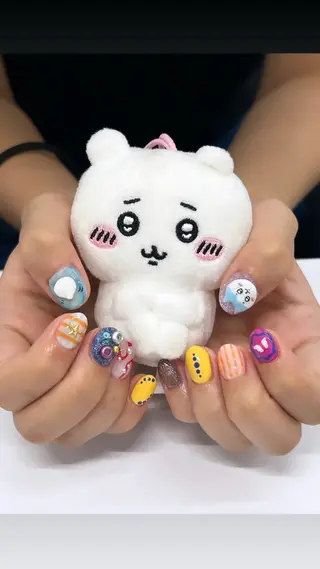 ネイル プライベートネイルサロンone nail所属・one nail 【カラフル/個性派】のネイルデザイン