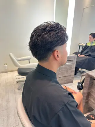 パーマ メンズ 佐野 太河のヘアスタイル