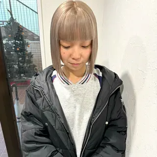 ショート カラー IwAsh  大和駅店所属・shiho .のヘアスタイル