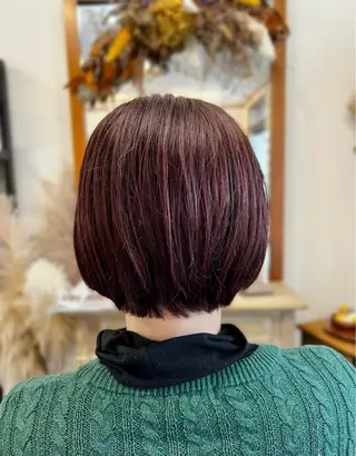 ショート カラー hair works raptureのヘアスタイル