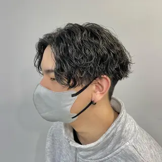 ショート パーマ メンズ メンズ特化美容師/ 藤戸 椋のヘアスタイル