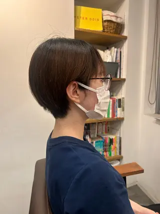 ショート ショート￤ボブ￤顔周 りcut￤ナノコ🎀のヘアスタイル