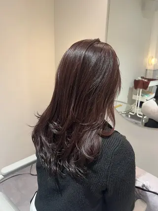 セミロング 美髪✨艶髪✨髪質改善 カラー特化🌙鈴屋和のヘアスタイル