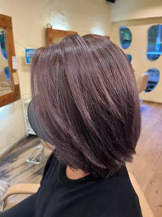 ミディアム 柘植 雅大のヘアスタイル