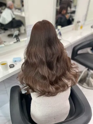 ロング カラー 🎀暖色/ラベンダー /paru🤍のヘアスタイル