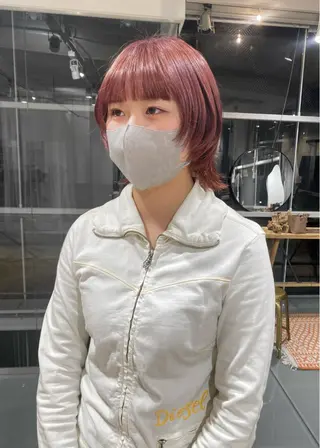 ショート カラー 🌻名古屋🌻 🫧ハイトーン🫧のヘアスタイル