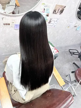 ロング 横田 ひかるのヘアスタイル