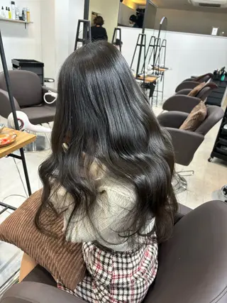 ロング I S所属・🌿透明感カラー‪ 縮毛矯正✨かずきのヘアスタイル