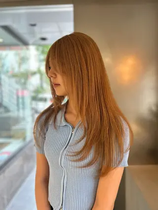 ロング 馬場 菜乃夏のヘアスタイル