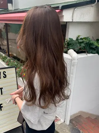 ロング カラー ヘアアレンジ SALOWIN原宿ash店所属・理想のハイトーンへ 🌙サイダサキのヘアスタイル