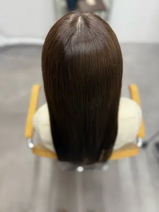 ロング カラー green ueno所属・ウチダ 🦖✨艶カラーのヘアスタイル