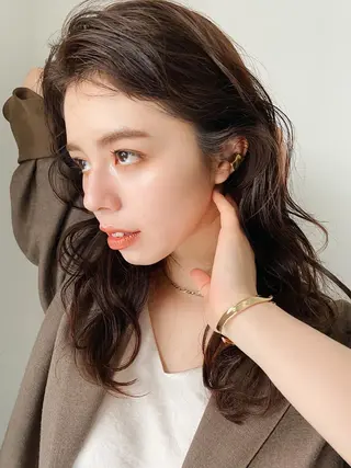 ロング カラー Pros所属・nana/レイヤー /酸性ストレートのヘアスタイル