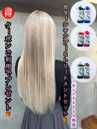 ロング カラー tnbtokyo所属・夏休み🉐メニュー シールエクステ専門のヘアスタイル