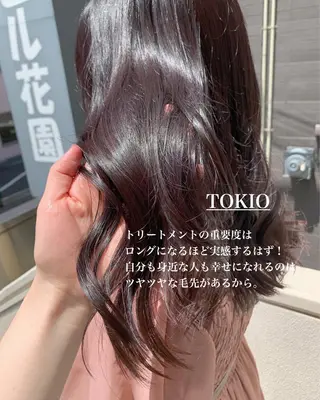 セミロング カラー flocci🌙 フロクシのヘアスタイル