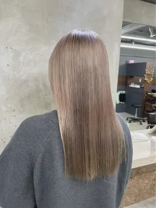 ロング カラー 韓国風レイヤーカット 💕髪質改善💫拓海のヘアスタイル