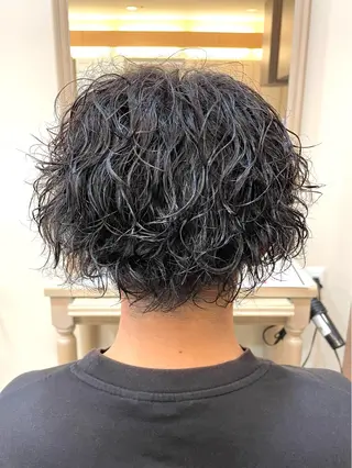 ショート パーマ メンズ メンズパーマ🌀/ 中村郁未のヘアスタイル