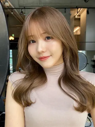 ロング SALOWIN原宿AROA店所属・顔まわり神カット✂︎ 齋藤雄大【表参道】のヘアスタイル