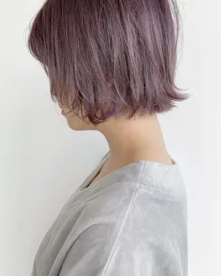 ショート ୨୧柔らかいカラー nozomi ୨୧のヘアスタイル