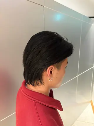 メンズ オリーブヘア🫒/ ハイライト/志賀のヘアスタイル