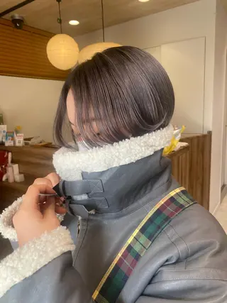 ショート カラー パーマ指名No1 /namiのヘアスタイル