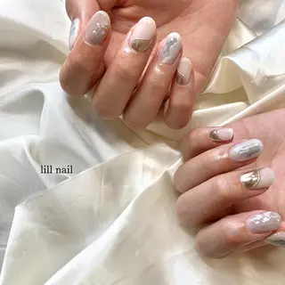 ミディアム pllia beautyのネイルデザイン