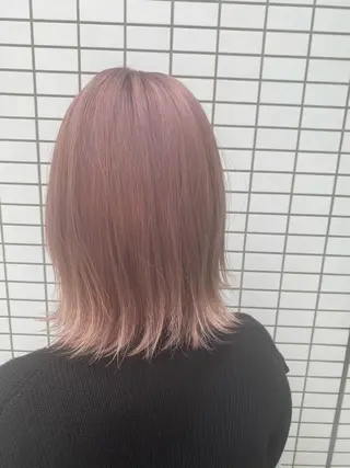 ミディアム カラー 韓国hair ·͜· watanabeのヘアスタイル