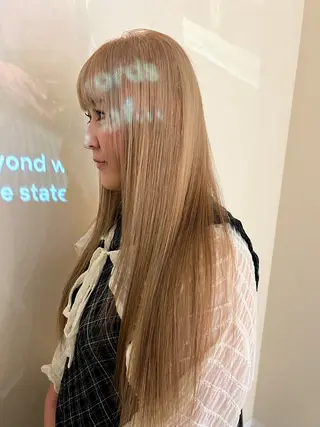 ロング カラー yasuda juriのヘアスタイル