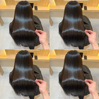 セミロング attrait南堀江所属・絹髪矯正髪質改善 KAISEIのヘアスタイル