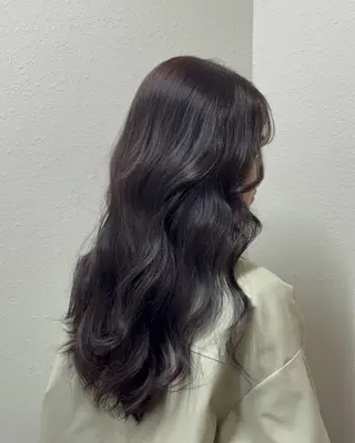 ロング 渋谷ケアブリーチ ❤️🔥徳田空悟のヘアスタイル