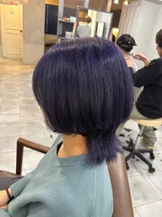 ミディアム カラー ❄️中野侑香❄️ ハイライト/ブリーチのヘアスタイル