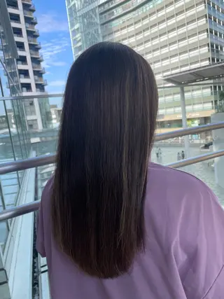 ロング パーマ k-twoたき✨艶感 カラー/美髪矯正のヘアスタイル