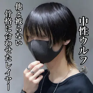 ショート 🐺立川のウルフ屋 さん🐺おかみ🐺のヘアスタイル