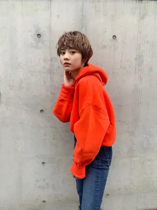 ショート loka所属・山本 晶大のヘアスタイル