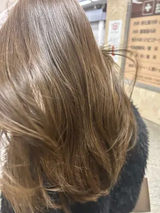 カラー 柔らかい縮毛矯正/ ボブ/北林のヘアスタイル