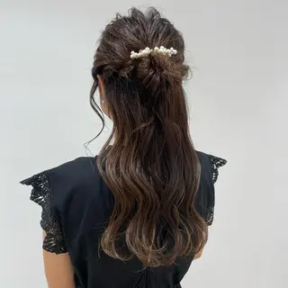 ロング ヘアアレンジ レイヤー/ハイトーン 🫧‪Erikaのヘアスタイル